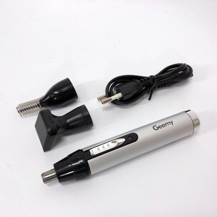 Тример для носа та вух GEMEI GM-3107 3в1, електробритва з насадками для бороди, триммер для бороди