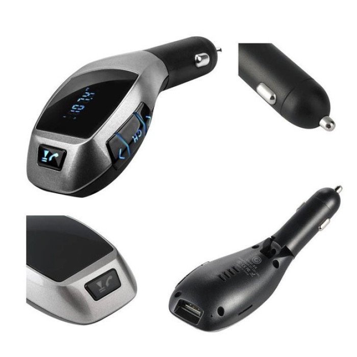 Автомобільний bluetooth fm модулятор X5 ВТ для автомагнітоли, mp3/фм трансмітер з дисплеєм