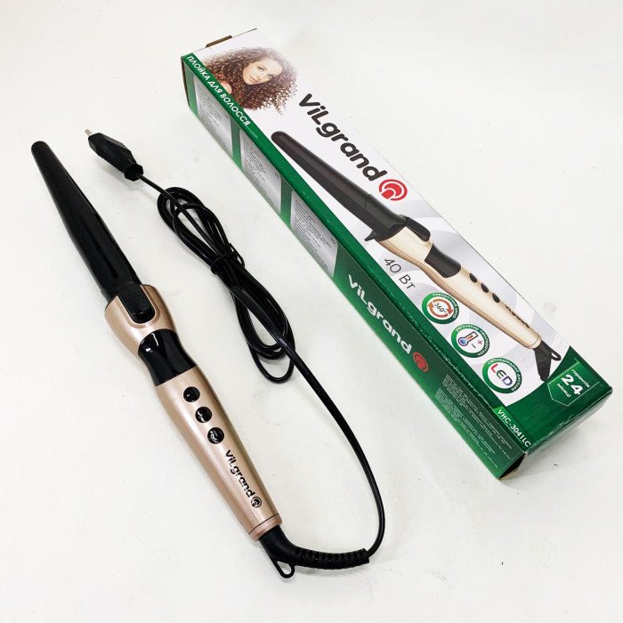 Плойка конусна ViLgrand VHC-3041LC. Колір: золотий