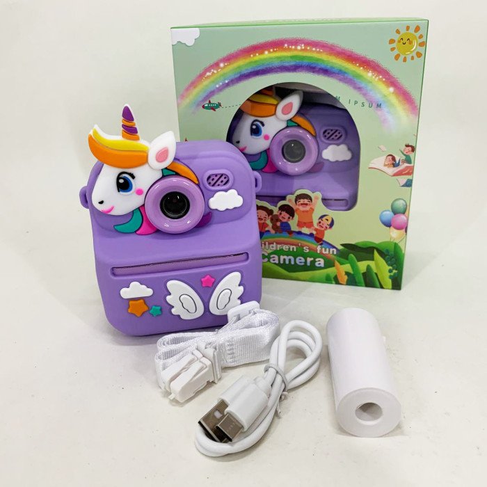 Дитячий фотоапарат миттєвого друку S11 Purple