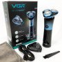 Електробритва VGR V-326 Водонепроникна, машинка чоловіча для гоління, триммер для вусів