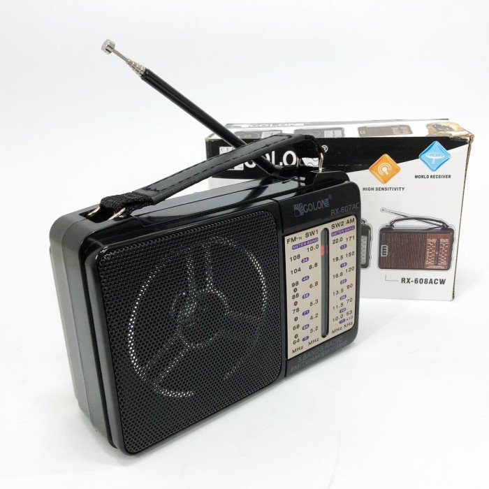 Портативний радіоприймач всехвильовий GOLON RX-607 AC, переносний приймач FM, FM-приймачі