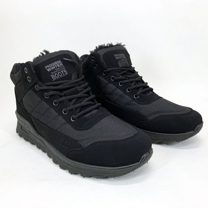 Черевики чоловічі 45р 29см, Термо кросівки зимові, Зимові чоловічі кросівки з текстилю