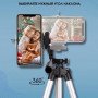 Комплект: Штатив TriPod 3120 + Кільцева лампа 20 см