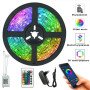 Світлодіодна стрічка SMD 5050 RGB LED 5 м IP65 з bluetooth контролем. підключення 220V