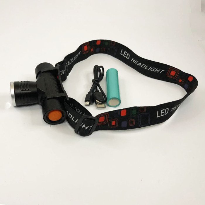 Ліхтар налобний Police 5808-T6 (Cree XM-L-T6, 1050 люмен, 3 режими, 1х18650), Світлодіодний налобний