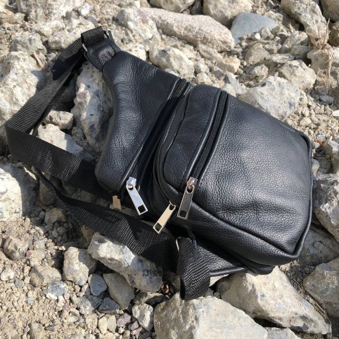 Подарунковий набір 2В1! Сумка шкіряна + професійний ліхтар: POLICE BL-X71-P50