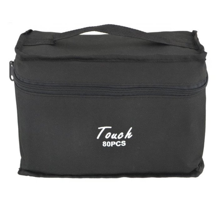 Набір двосторонніх маркерів sketch 80шт, Скетч-маркери для малювання, Фломастери тач Художній