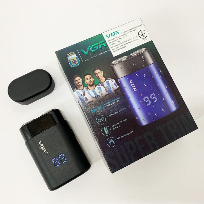 Електробритва VGR V-347. Колір: чорний