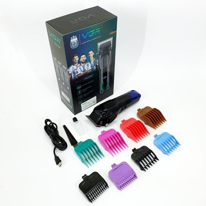 Тример для бороди та тіла, VGR V-013 PROFCOMPLEX тример для стрижки волосся. Колір: синій