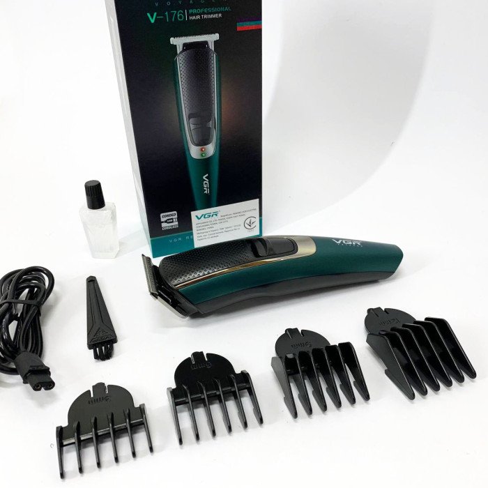 Тример для бороди та волосся VGR V-176 від USB, Професійний триммер для стрижки