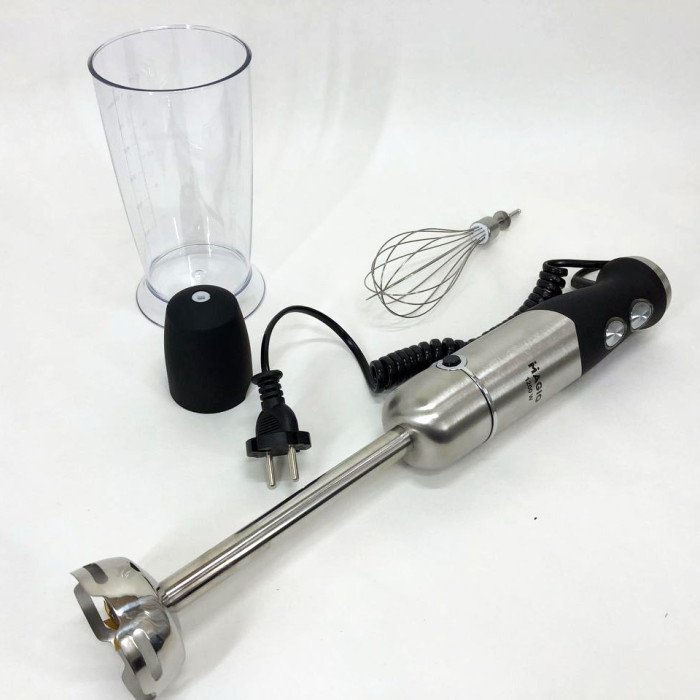 Блендер занурювальний 3в1 Magio MG-645 1200 Вт, міксер блендер ручний, блендер для молочних коктейлів