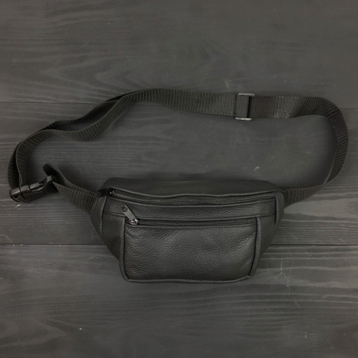 Комплект: шкіряна бананка + тактичний ліхтар