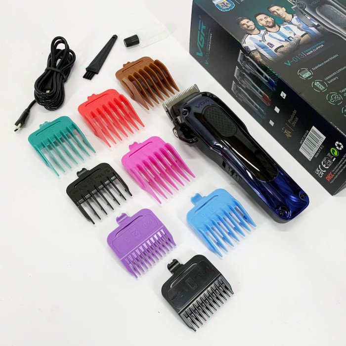 Тример для бороди та тіла, VGR V-013 PROFCOMPLEX тример для стрижки волосся. Колір: синій