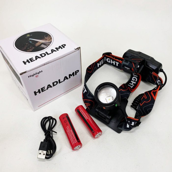 Ліхтар налобний BL-T207-TG 2x18650