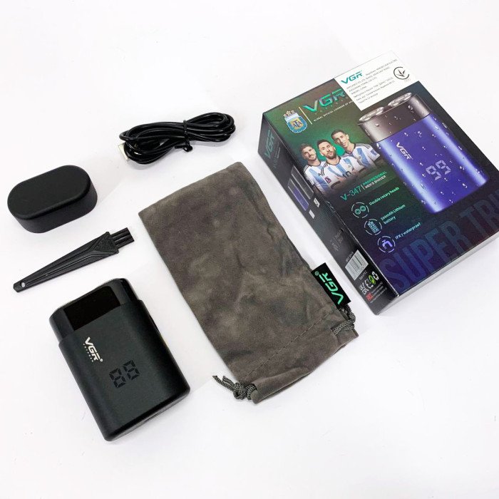 Електробритва VGR V-347. Колір: чорний