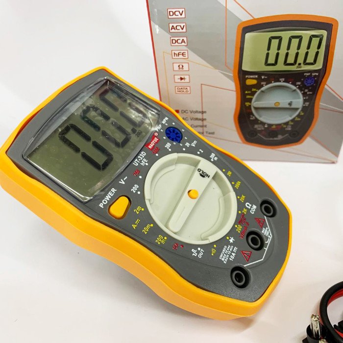 Мультиметр цифровий HAOYUE UT33D (генератор імпульсів, звукове продзвонювання, тест діодів, HOLD)
