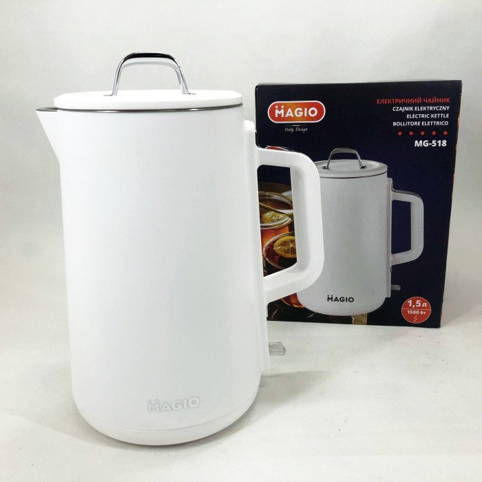 Електрочайник-термос MAGIO MG-518, 1,5 л, 1500Вт