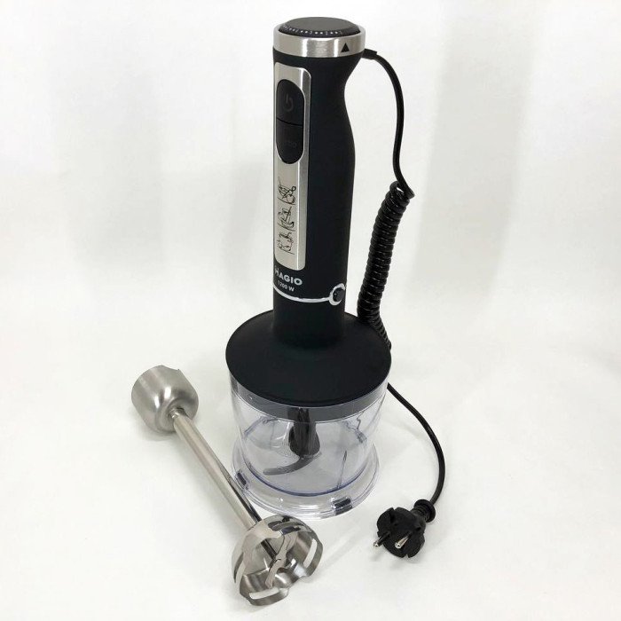 Блендер-подрібнювач занурювальний MAGIO MG-644 1200 Вт, блендер для дому, блендер для кухні, електричний