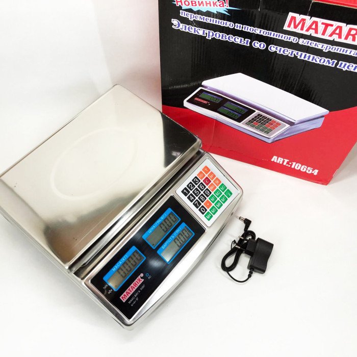 Електронні ваги Matarix MX-413 до 50 кг, Електронні ваги для зважування предметів