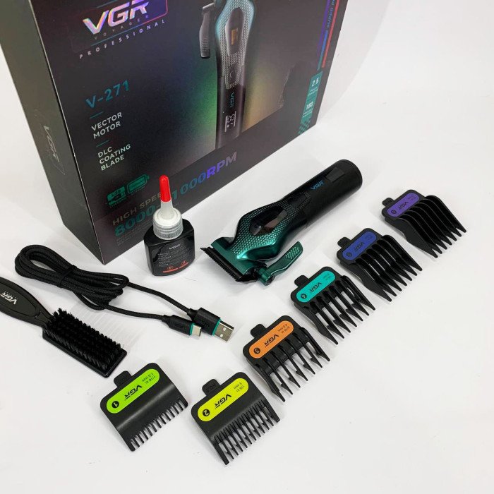 Акумуляторна машинка для стрижки VGR V-271