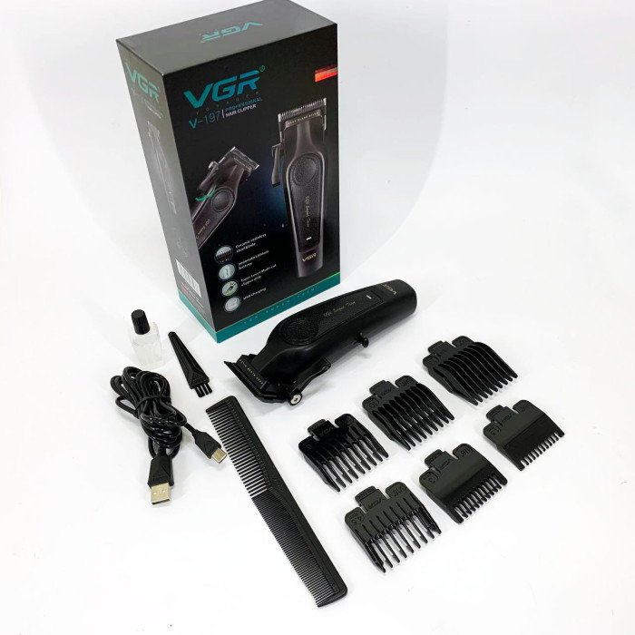 Акумуляторна машинка для стрижки VGR V-197