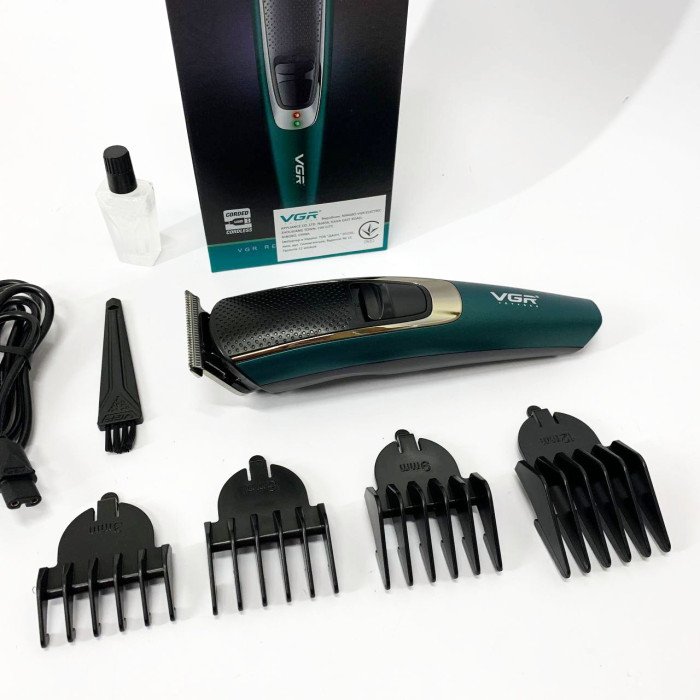 Тример для бороди та волосся VGR V-176 від USB, Професійний триммер для стрижки