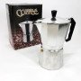 Кавоварка гейзерна з нержавіючої сталі UNIQUE UN-1912 270 мл, Гейзерна кавоварка 3 чашки