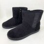 Уггі жіночі утеплені 39р 25,5см чорні Жіночі зимові черевики з повсті