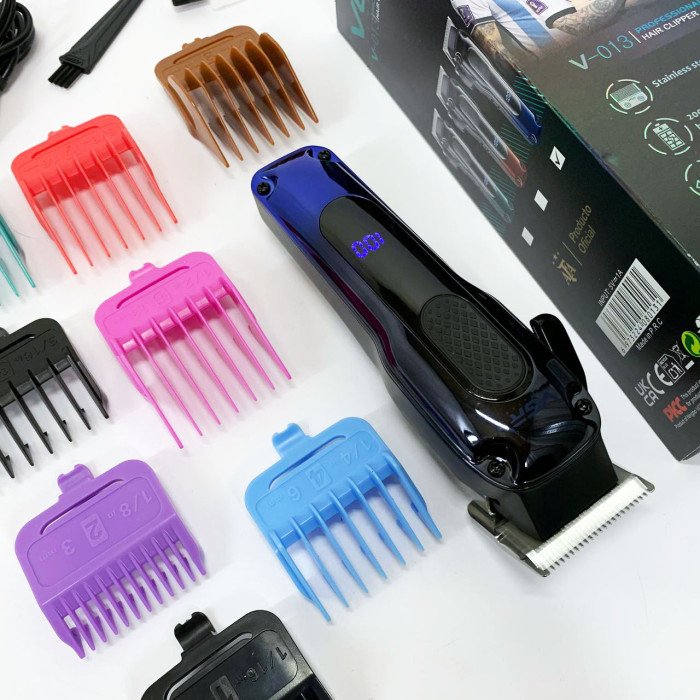 Тример для бороди та тіла, VGR V-013 PROFCOMPLEX тример для стрижки волосся. Колір: синій