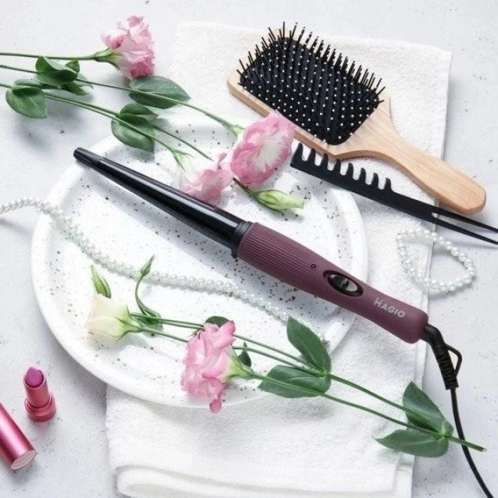 Плойка MAGIO MG-707 конусна 30 Вт, Плойка з керамічним покриттям, Стайлер для завивки