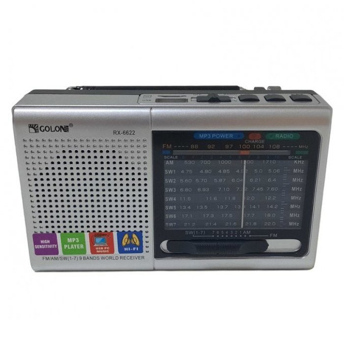 Портативна стовпчик радіо MP3 USB Golon RX-6622