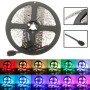 Світлодіодна стрічка SMD 5050 RGB LED 2 м IP65 з пультом та блоком живлення USB, 2м, Стрічка світлодіодна 5050