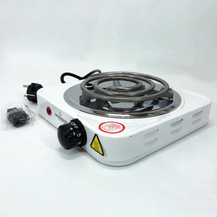 Плита Crownberg CB-3740 настільна електрична однокомфоркова спіральна