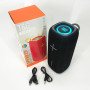 Портативна Bluetooth колонка TG654 8W з підсвічуванням, акумуляторна колонка для музики. Колір: чорний