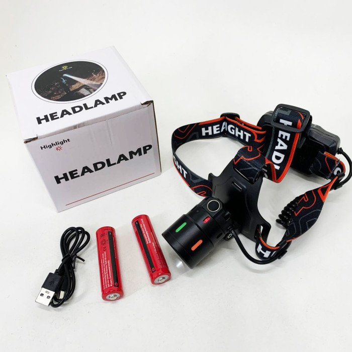 Ліхтар налобний BL-T207-TG 2x18650