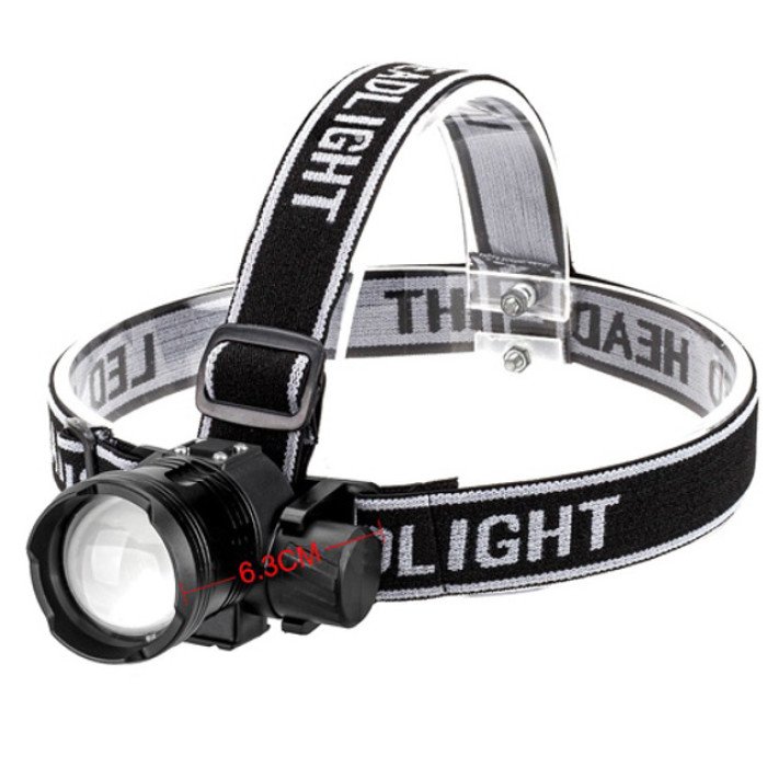 Ліхтар налобний PLD-5835-P50 з велокріпленням, ліхтар акумуляторний для риболовлі, водонепроникний