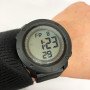 Годинник наручний чоловічий SKMEI 2122BKWT BLACK-WHITE, чоловічий тактичний годинник. Колір: чорний