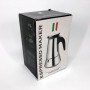 Гейзерна кавоварка UNIQUE UN-1903 на 9 чашок з нержавіючої сталі, гейзер для кави, кавник гейзерний