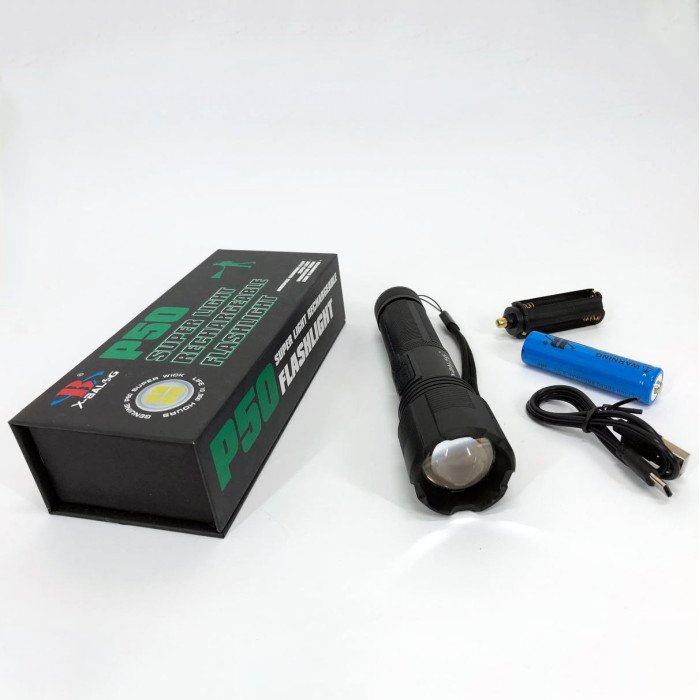Ліхтарик ручний тактичний Bailong BL-Z01-P50, надпотужний ліхтарик, тактичні ліхтарі для полювання