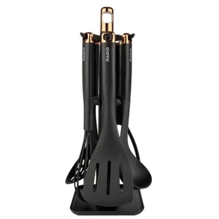 Набір кухонних приладів Magio MG-1127, силіконове кухонне приладдя, набір кухонних приладів