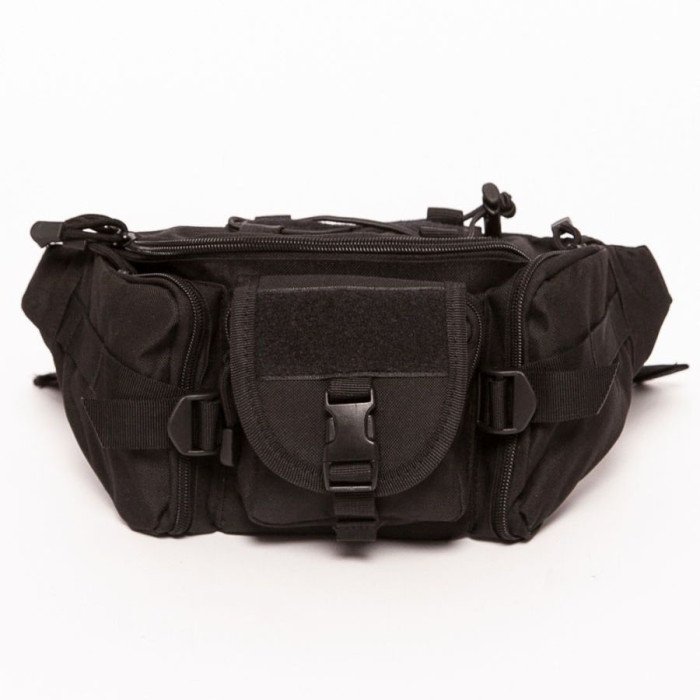 Набір! Якісна тактична сумка через плече + тактичний ліхтар