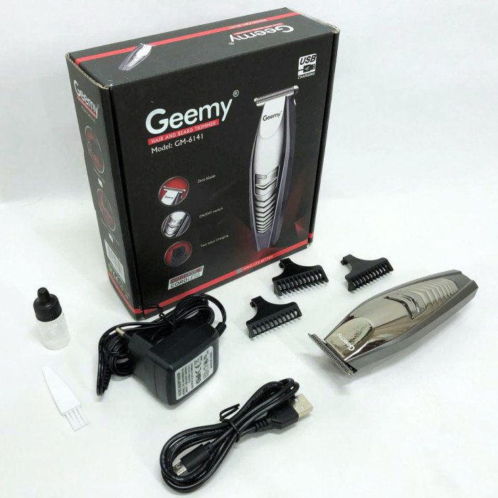 Машинка для стрижки GEMEI GM-6141, підстригальна машинка, професійна електробритва