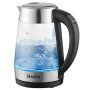 Електрочайник MAGIO MG-499, чайник прозорий з підсвічуванням, електрочайник з підсвічуванням