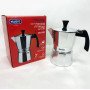 Гейзерна кавоварка Magio MG-1001 150 мл, гейзерна турка для кави, гейзерна кавоварка з нержавіючої сталі