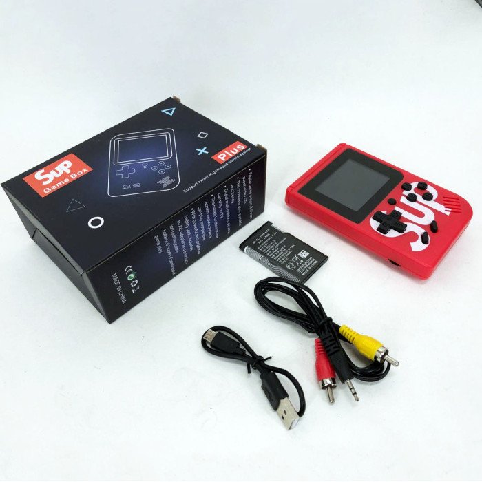 Ігрова консоль Sup Game Box 500 ігор, ігрова консоль для телевізора. Колір: червоний