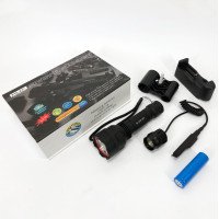 Тактичний підствольний ліхтар Bailong BL-QC8 XPE, сильний ліхтарик, ліхтар ручний тактичний