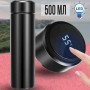 Термос UNIQUE UN-1006 500мл з датчиком температури, Термос з дисплеєм. Колір: чорний