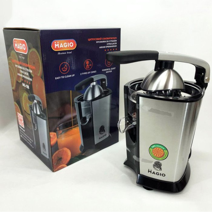Соковитискач для цитрусових MAGIO MG-188, соковитискач для яблук, соковитискач для ягід
