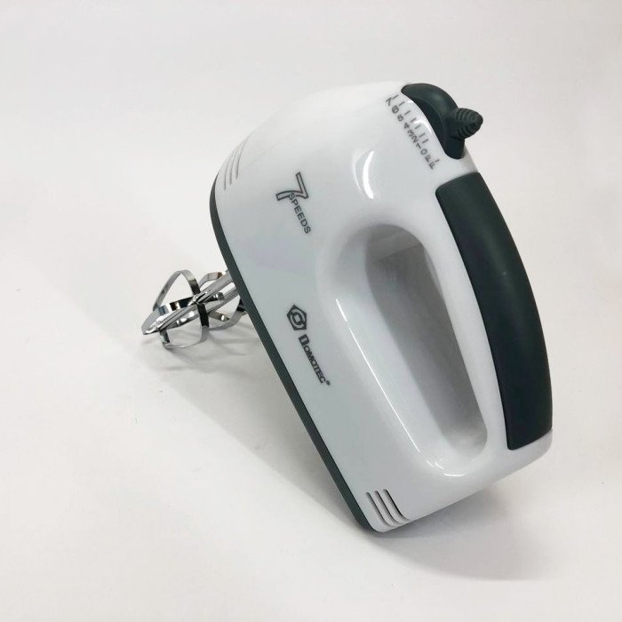 Міксер Domotec MS-1333 ручний з насадками для збивання та для тесту, Двовіночковий міксер